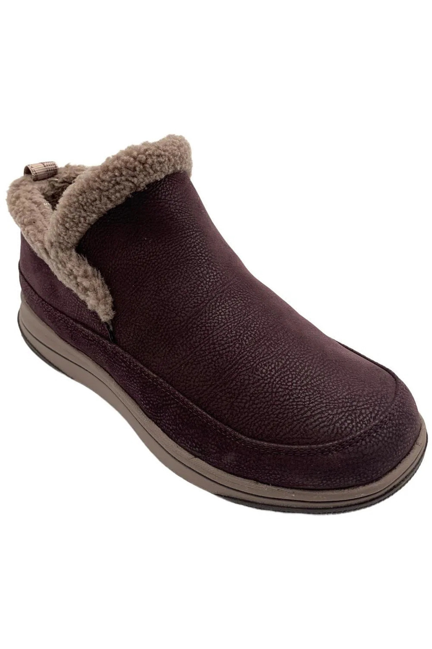 Clarks Cloudsteppers Women's Breeze Park Slip-On Booties Merlot - Wide